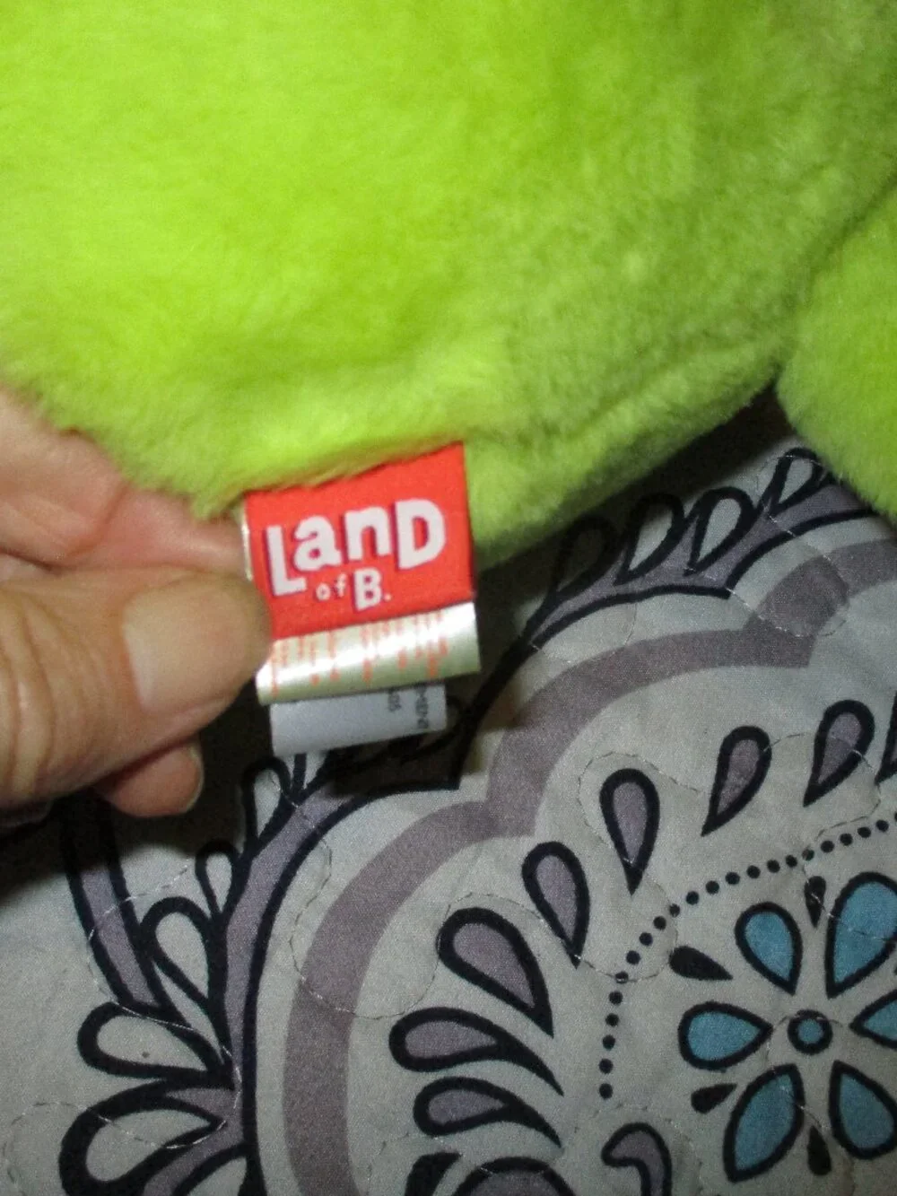 Land Of B - Jax From Fluffy Doos Super Soft Plush Frog - 2020-21